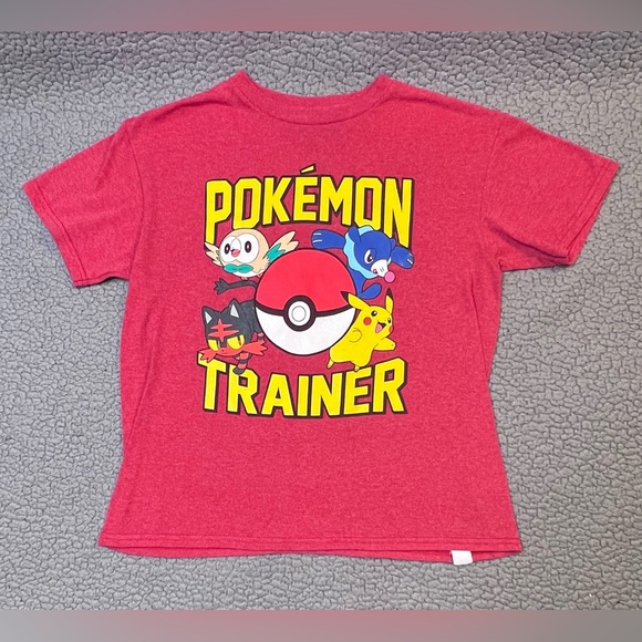 Pokemon Other - Pokémon Trainer Short Sleeve Little Boys T Shirt Size Small Red And Yellow